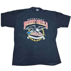 VINTAGE DESERT SHIELD T SHIRT‎ XL